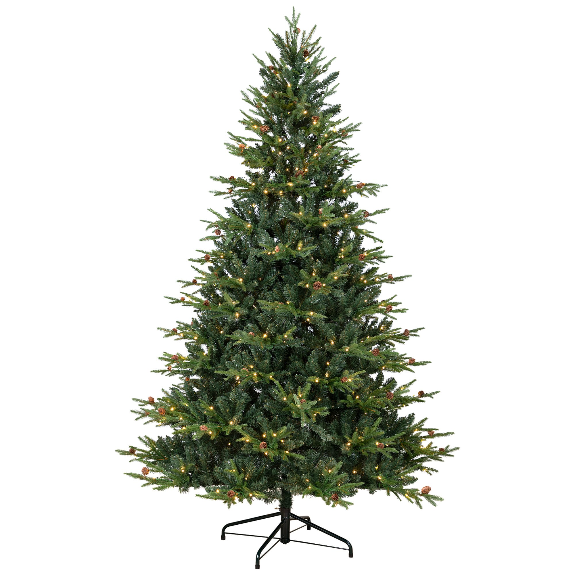 7.5ft. Pre-Lit Real Touch™ Shenandoah Pine Artificial Christmas Tree, Warm White LED Lights